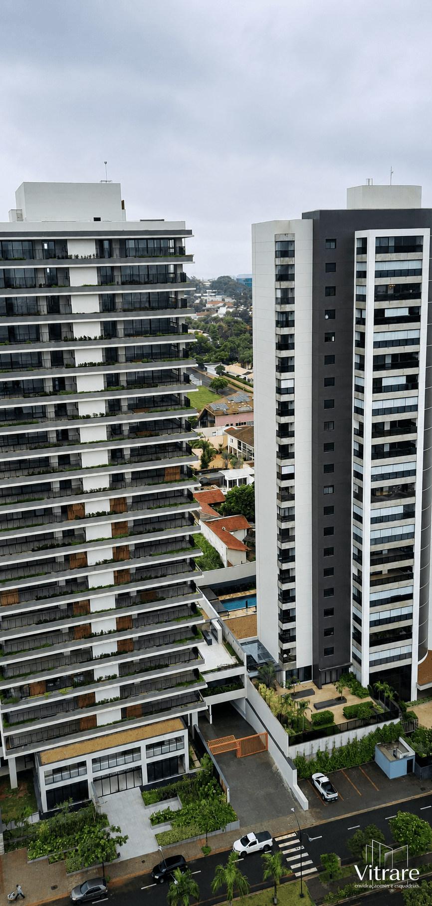 Edifícios residenciais contemporâneos